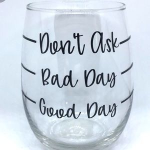 Stemless wine glass by Sygny